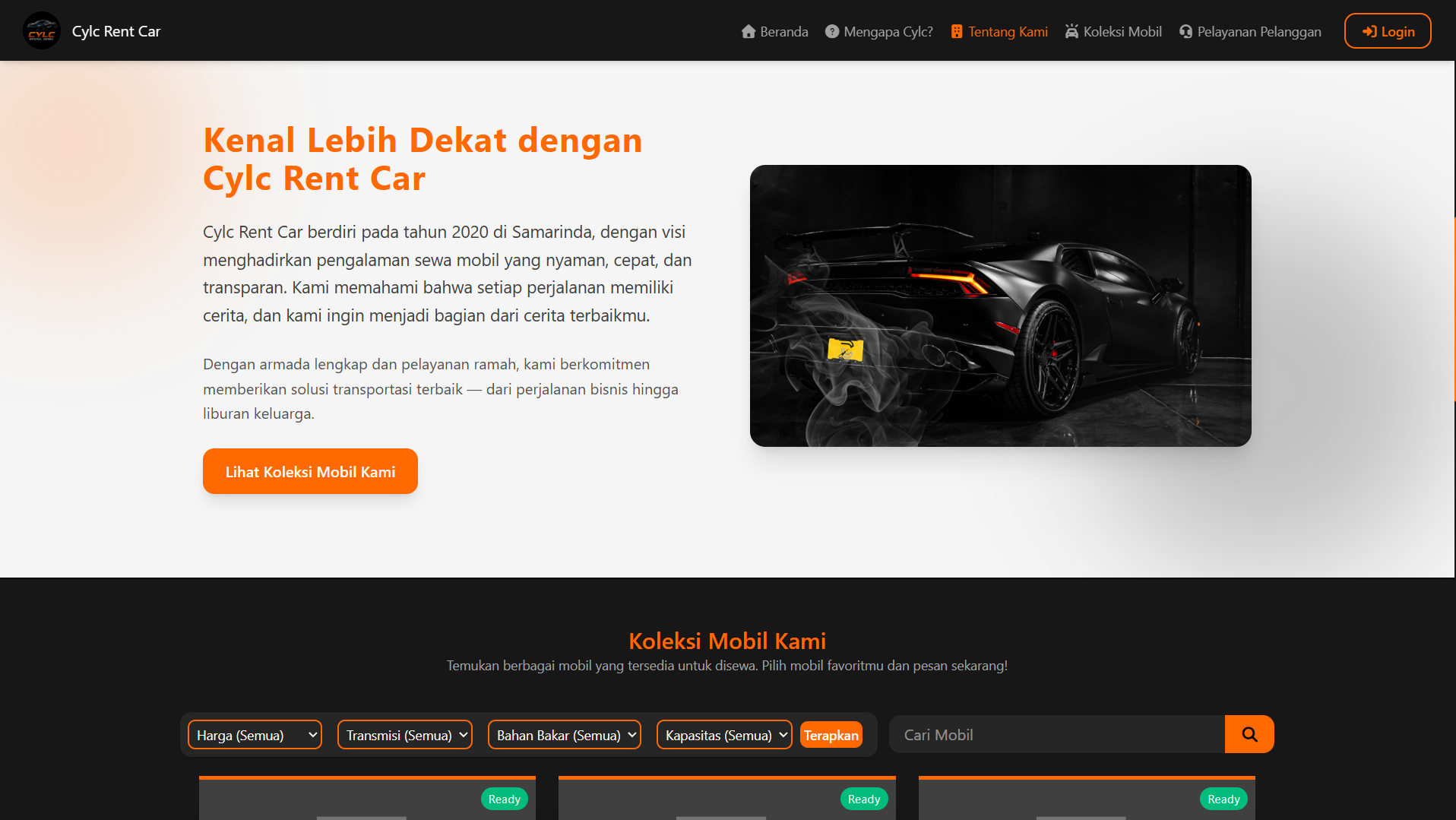 Platform Rental Mobil screenshot 2