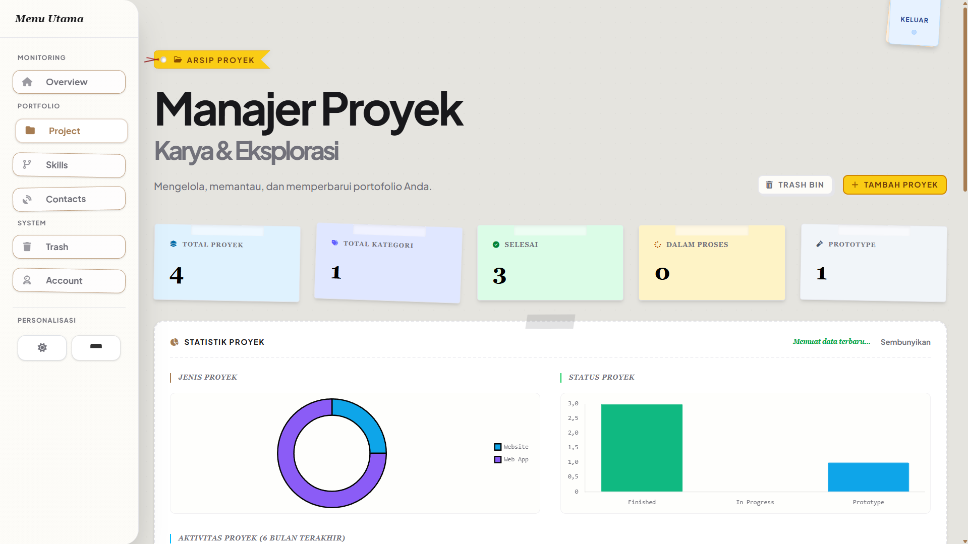Personal Portofolio screenshot 6