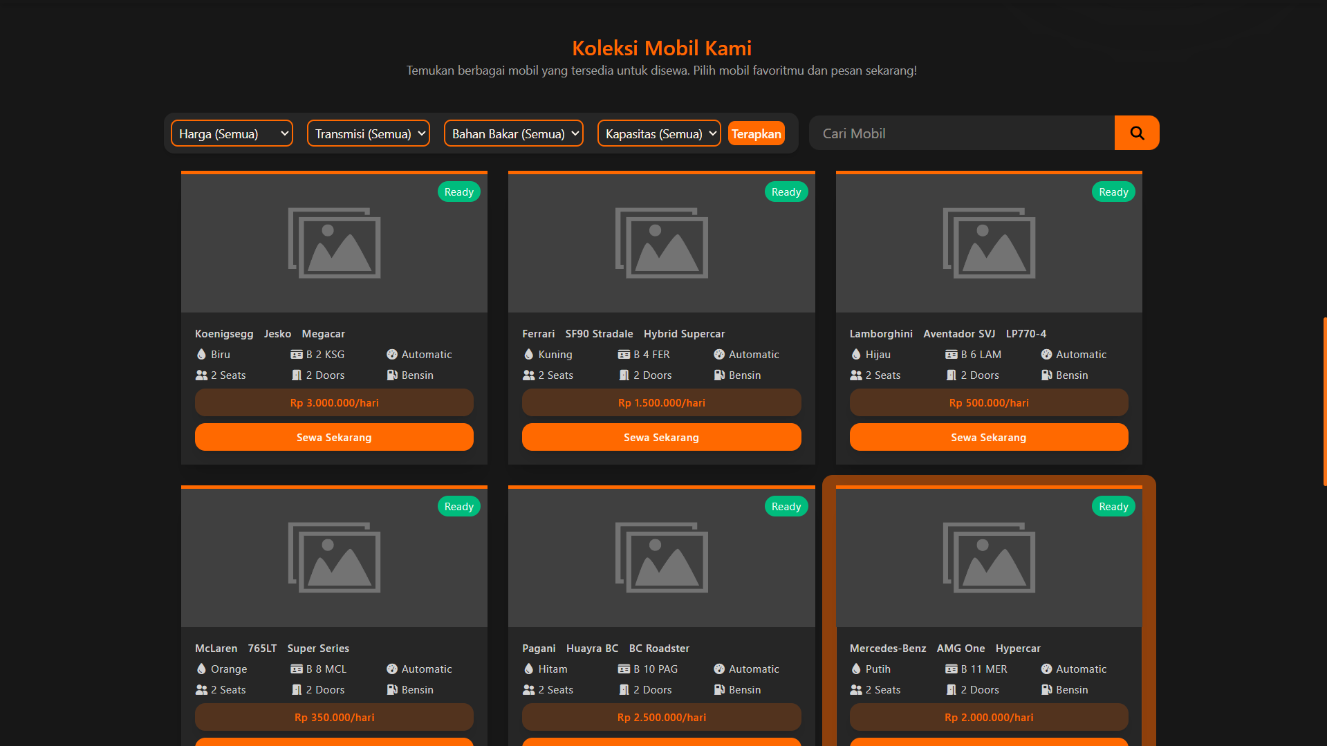Platform Rental Mobil screenshot 3
